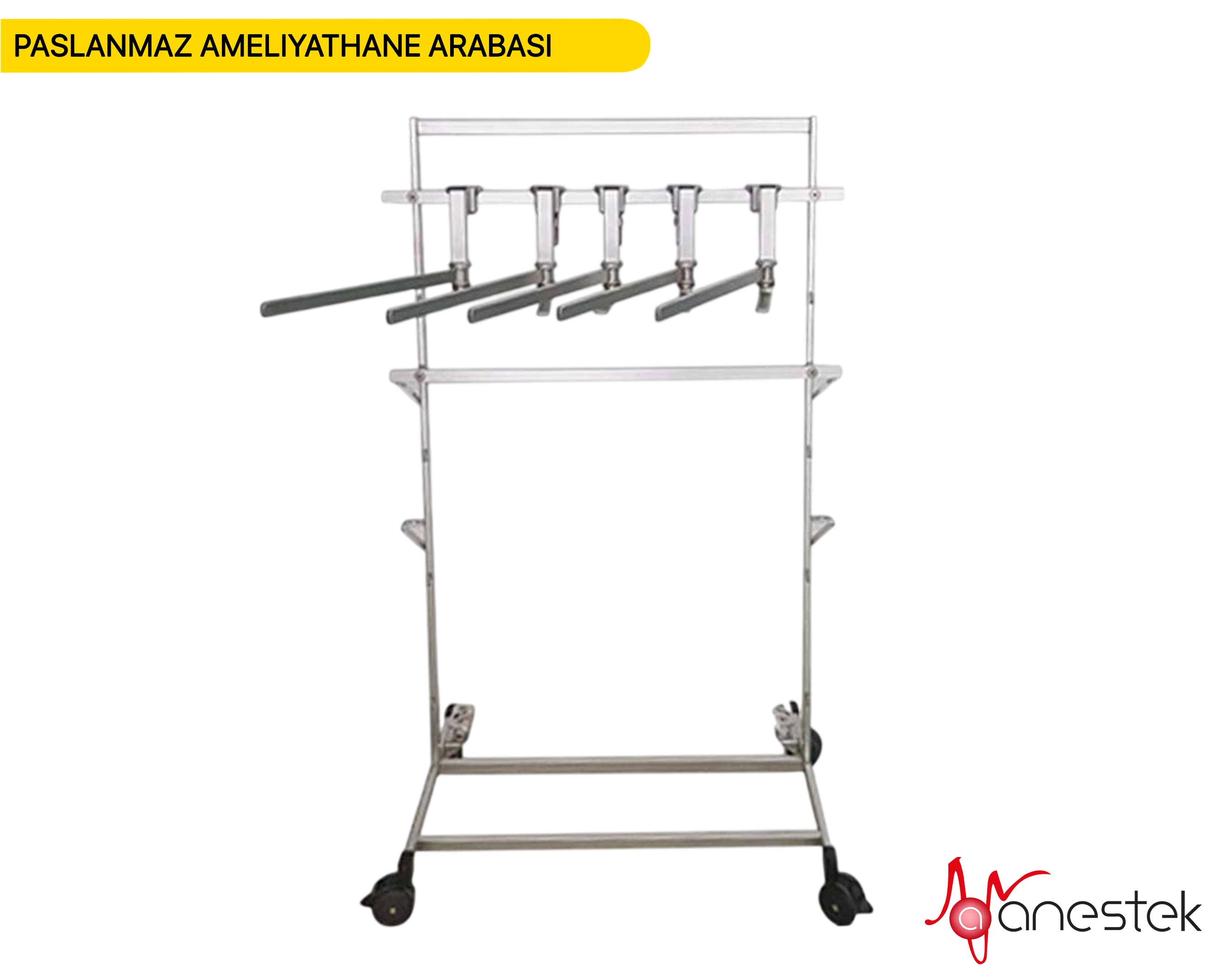 Paslanmaz ameliyathane aksesuar arabası, paslanmaz medikal araba, ameliyathane servis arabası, cerrahi aksesuar arabası, hastane tipi medikal araba, paslanmaz çelik medikal araba, tekerlekli ameliyathane arabası, ekipman taşıma arabası, ameliyat masası aksesuar arabası, steril malzeme taşıma arabası, klinik medikal araba, yoğun bakım aksesuar arabası, medikal ekipman arabası, profesyonel ameliyathane arabası, medikal araba fiyatları