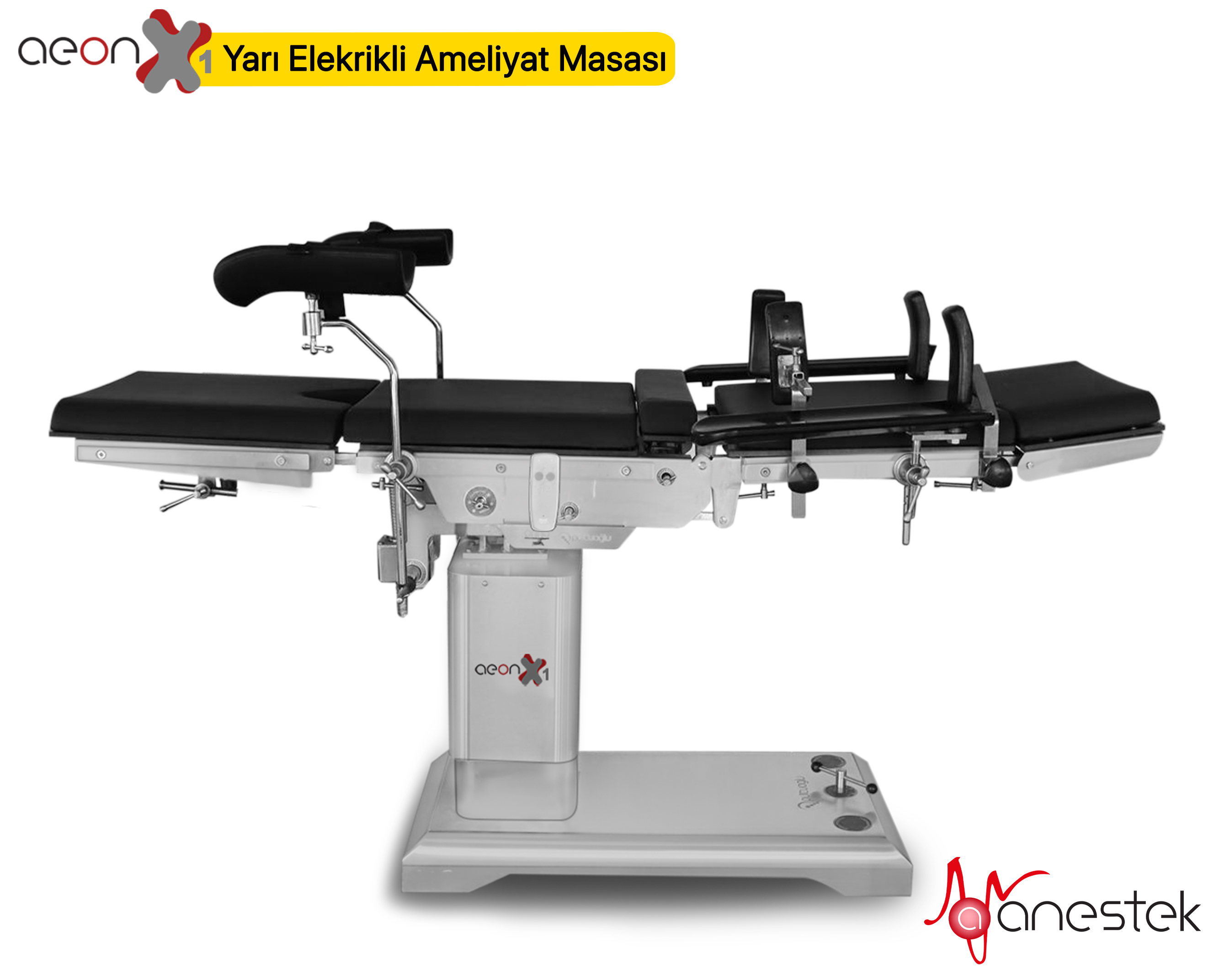 ameliyat masası, aeon masası, aeon, ameliyathane masası, operasyon masası, aeon operasyon masası, matrix masası, matrix operasyon masası,Aeon X1 Yarı Elektrikli Ameliyat Masası,Yarı Elektrikli Ameliyat Masası
