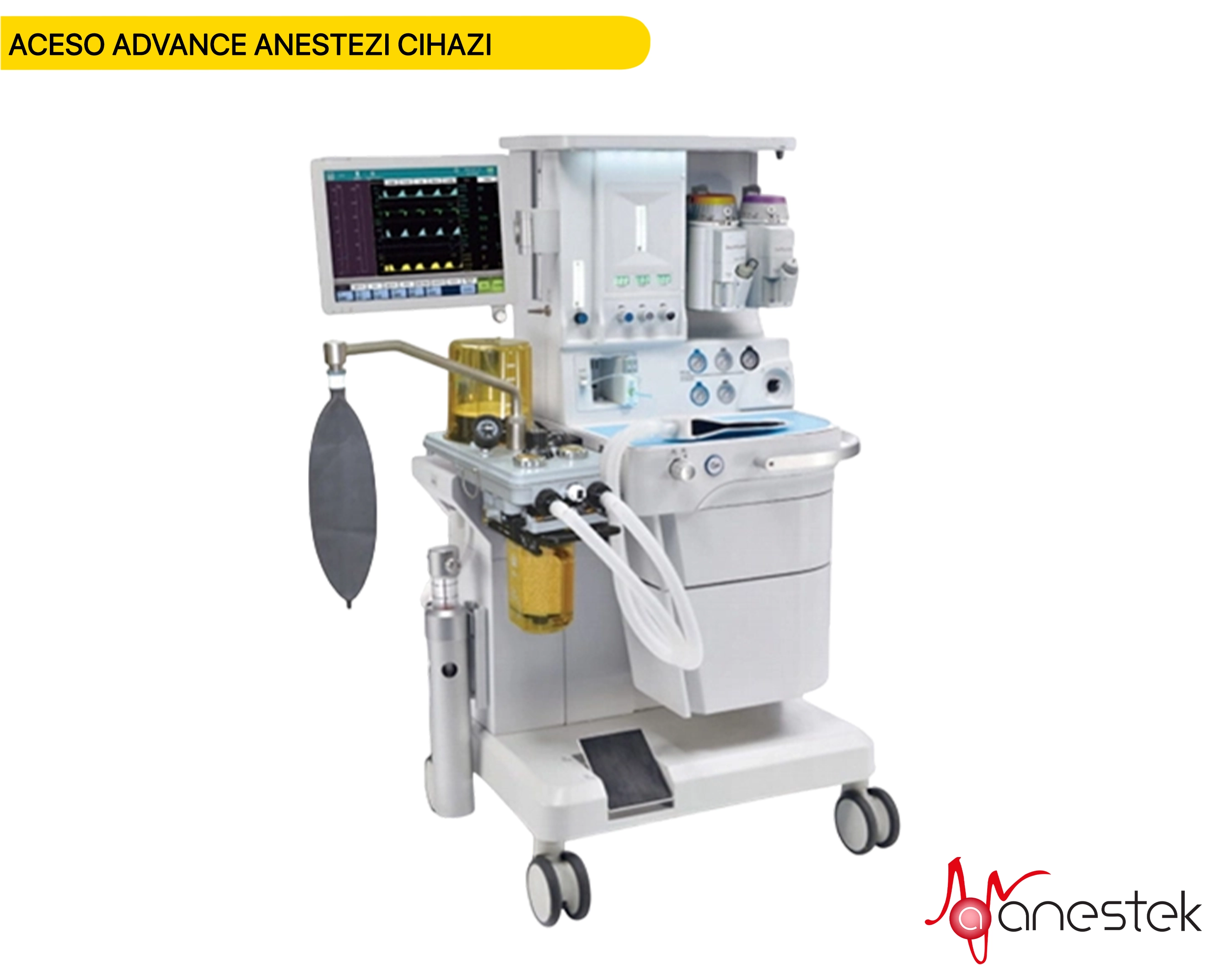 ACESQ Advance anestezi cihazı, Advance anestezi cihazı, ACESQ anestezi cihazı, cerrahi anestezi cihazı, ameliyathane anestezi ekipmanı, medikal cihaz, hastane anestezi cihazı, paslanmaz anestezi cihazı, ameliyathane ekipmanları, tıbbi cihaz, uzun ömürlü anestezi cihazı, cerrahi ekipman, hastane ekipmanları, ACESQ medikal cihaz, anestezi makineleri, ameliyathane cihazları